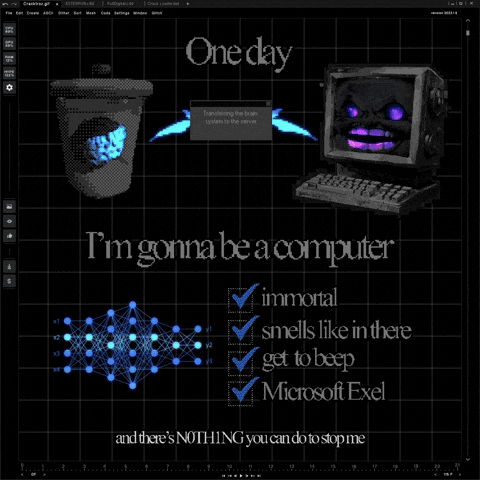 AI PC shrine animation